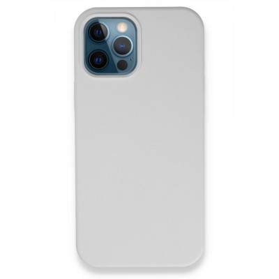 iphone 12 Pro Max Kılıf Lansman Legant Silikon - Beyaz