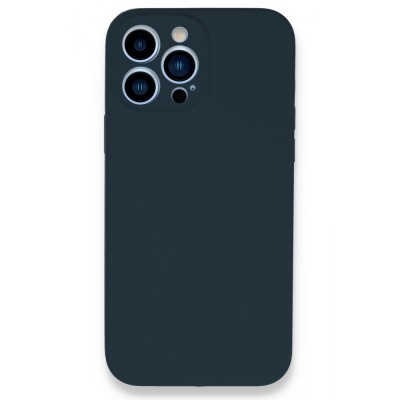 iphone 13 Pro Max Kılıf Lansman Legant Silikon - Gece Mavisi