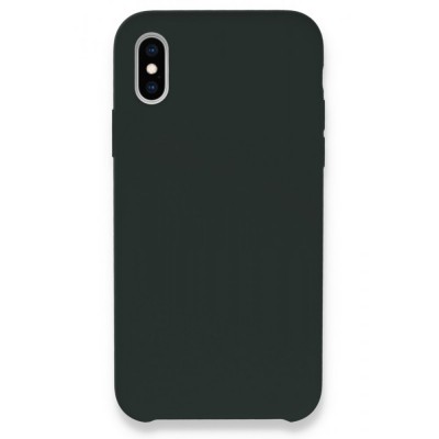iphone Xs Kılıf Lansman Legant Silikon - Koyu Yeşil