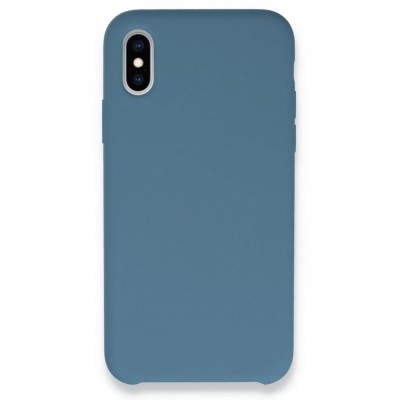 iphone Xs Kılıf Lansman Legant Silikon - Açık Mavi