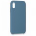 iphone Xs Kılıf Lansman Legant Silikon - Açık Mavi