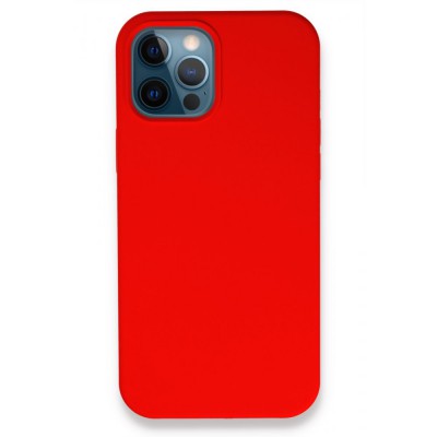 iphone 12 Pro Kılıf Lansman Legant Silikon - Kırmızı