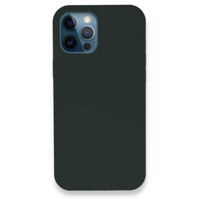 iphone 12 Pro Kılıf Lansman Legant Silikon - Koyu Yeşil