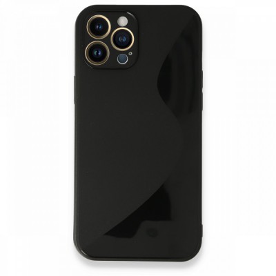 iphone 13 Pro Max Kılıf S Silikon - Siyah