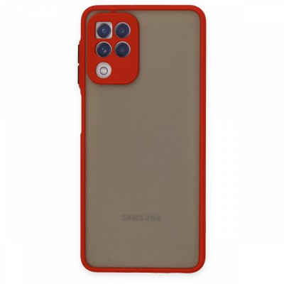 Samsung Galaxy M22 Kılıf Montreal Silikon Kapak - Kırmızı