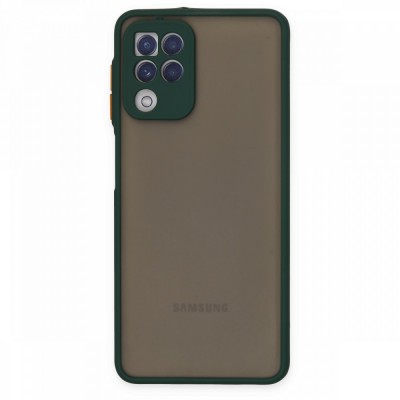 Samsung Galaxy M22 Kılıf Montreal Silikon Kapak - Yeşil