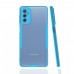 Samsung Galaxy M52 5g Kılıf Platin Silikon - Mavi