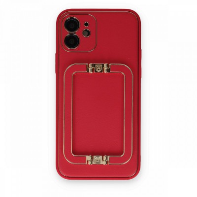 iphone 12 Kılıf Coco Elit Kapak - Kırmızı