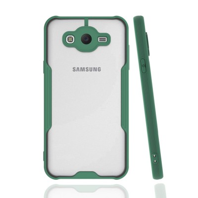 Samsung Galaxy J7 Kılıf Platin Silikon - Yeşil