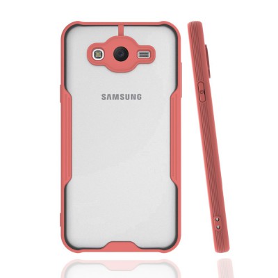 Samsung Galaxy J7 Kılıf Platin Silikon - Pembe