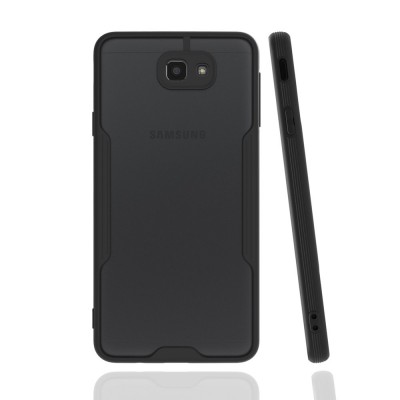 Samsung Galaxy J7 Prime Kılıf Platin Silikon - Siyah