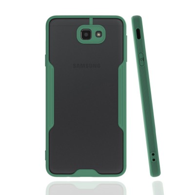 Samsung Galaxy J7 Prime Kılıf Platin Silikon - Yeşil