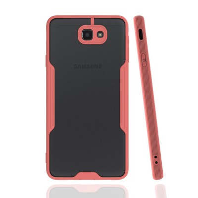 Samsung Galaxy J7 Prime Kılıf Platin Silikon - Pembe