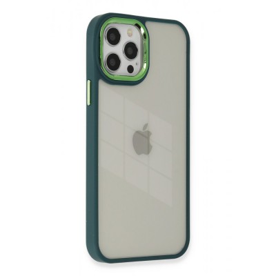 iphone 12 Pro Kılıf Dora Kapak - Haki Yeşil