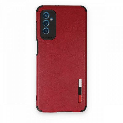 Samsung Galaxy M52 5g Kılıf Loop Deri Silikon - Kırmızı