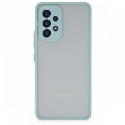 Samsung Galaxy A53 5g Kılıf Montreal Silikon Kapak - Turkuaz