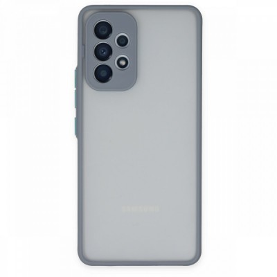 Samsung Galaxy A53 5g Kılıf Montreal Silikon Kapak - Gri