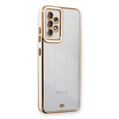 Samsung Galaxy A53 5g Kılıf Liva Lens Silikon - Beyaz