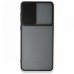 Samsung Galaxy A33 5g Kılıf Palm Buzlu Kamera Sürgülü Silikon - Siyah