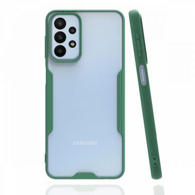 Samsung Galaxy A23 4g Kılıf Platin Silikon - Yeşil