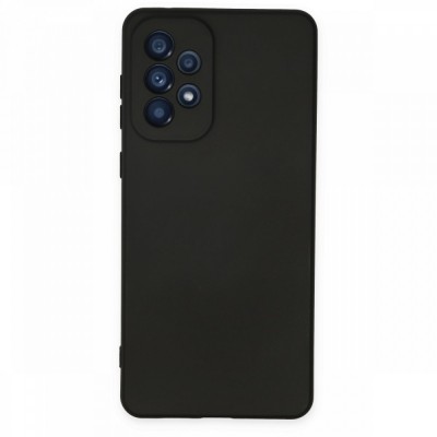 Samsung Galaxy A23 4g Kılıf Nano içi Kadife  Silikon - Siyah