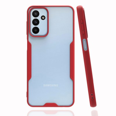 Samsung Galaxy M23 Kılıf Platin Silikon - Kırmızı