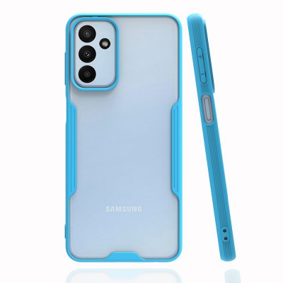 Samsung Galaxy M23 Kılıf Platin Silikon - Mavi