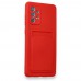 Samsung Galaxy A13 4g Kılıf Kelvin Kartvizitli Silikon - Kırmızı