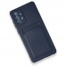 Samsung Galaxy A73 5g Kılıf Kelvin Kartvizitli Silikon - Lacivert