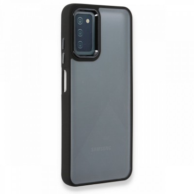 Samsung Galaxy A03s Kılıf Dora Kapak - Siyah