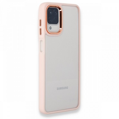 Samsung Galaxy A22 Kılıf Dora Kapak - Pudra