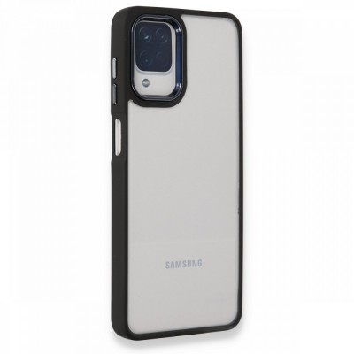 Samsung Galaxy M32 Kılıf Dora Kapak - Siyah