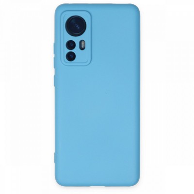 Xiaomi Mi 12 Kılıf Nano içi Kadife  Silikon - Mavi