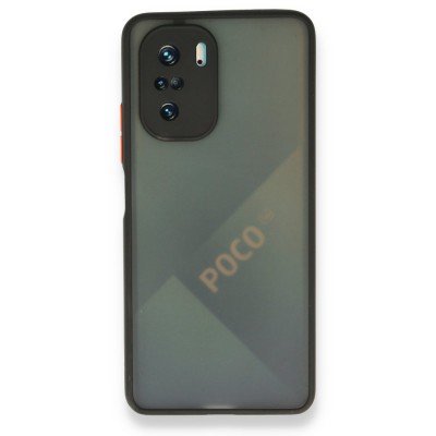 Xiaomi Poco F3 Kılıf Montreal Silikon Kapak - Siyah