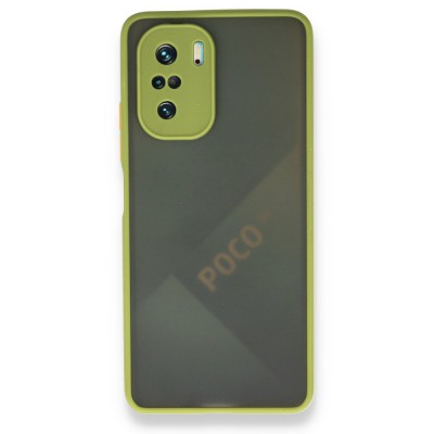Xiaomi Poco F3 Kılıf Montreal Silikon Kapak - Açık Yeşil