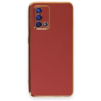 Oppo A74 4g Kılıf Volet Silikon - Kırmızı