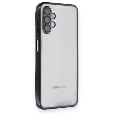 Samsung Galaxy A04s Kılıf Razer Lensli Silikon - Siyah