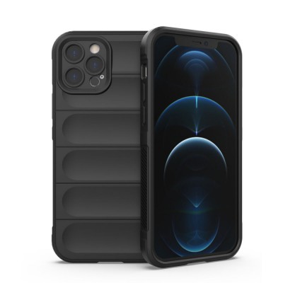 iphone 12 Pro Max Kılıf Optimum Silikon - Siyah