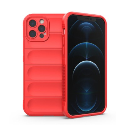 iphone 12 Pro Max Kılıf Optimum Silikon - Kırmızı