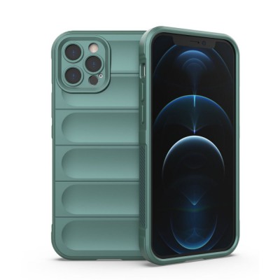 iphone 12 Pro Max Kılıf Optimum Silikon - Koyu Yeşil