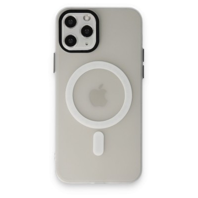 iphone 11 Pro Kılıf Lodos Magneticsafe Mat Kapak - Şeffaf