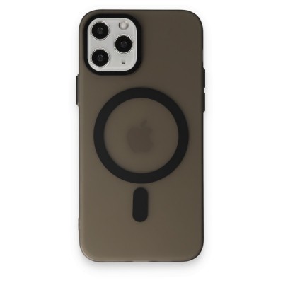 iphone 11 Pro Max Kılıf Lodos Magneticsafe Mat Kapak - Siyah