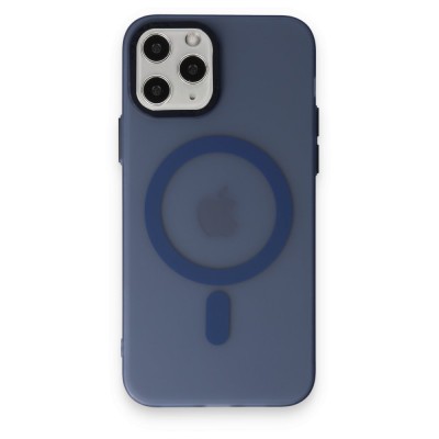 iphone 11 Pro Max Kılıf Lodos Magneticsafe Mat Kapak - Mavi