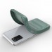 Samsung Galaxy A03s Kılıf Optimum Silikon - Koyu Yeşil