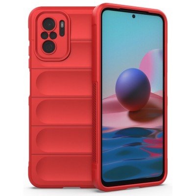 Xiaomi Poco M5s Kılıf Optimum Silikon - Kırmızı