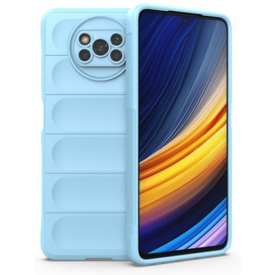Xiaomi Pocophone X3 Pro Kılıf Optimum Silikon - Sky Blue