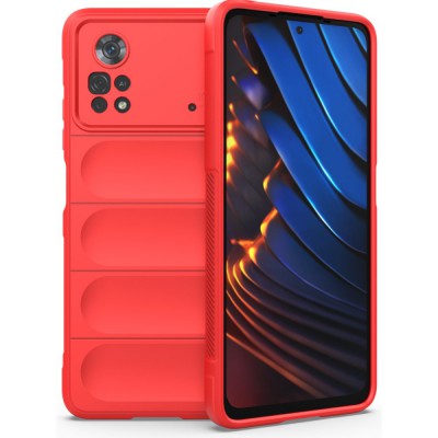 Xiaomi Poco X4 Pro 5g Kılıf Optimum Silikon - Kırmızı