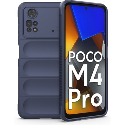Xiaomi Poco M4 Pro 4g Kılıf Optimum Silikon - Lacivert