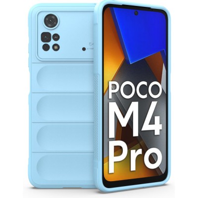Xiaomi Poco M4 Pro 4g Kılıf Optimum Silikon - Sky Blue