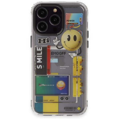 iphone 14 Pro Max Kılıf Cat Desenli Kapak - Cat - 11